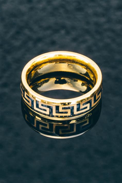 versace ring men's|versace men's wedding rings.